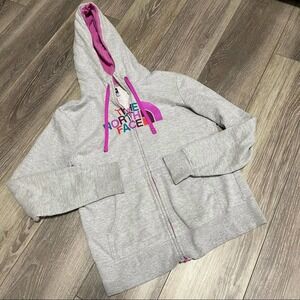 The north face women full zip hooded‎ jacket size medium